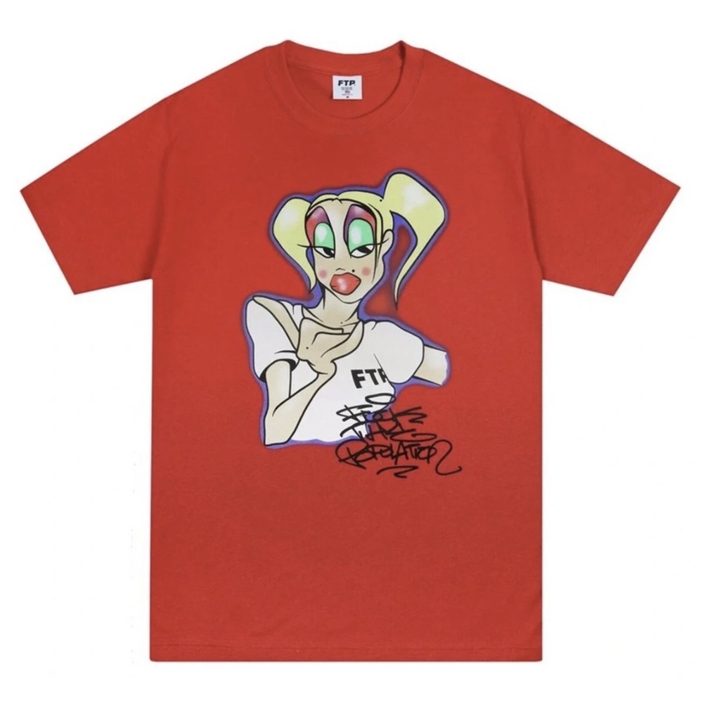 FTP women T-shirt Red size medium 10th year anniversary